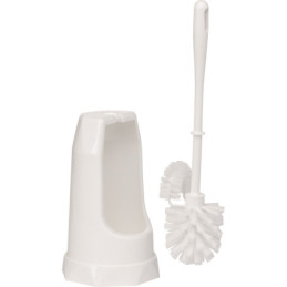 Vikan Toiletbørste m/skyllekantsbørste 400 mm Medium Hvid Hvide