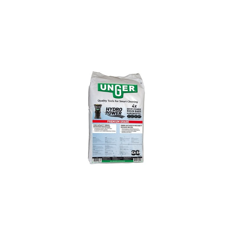 UNGER QuickChange Filtergranulat 4x6 l poser i lufttæt sæk