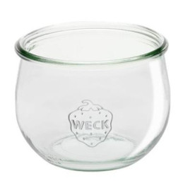 Weck Patentglas 580 ml uden låg 1 stk Ø10.8 x 8.4 cm (111029)