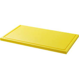 Euroboard skæreplanke gul 50 x30 x 2 cm Skærebrædt i hård plast