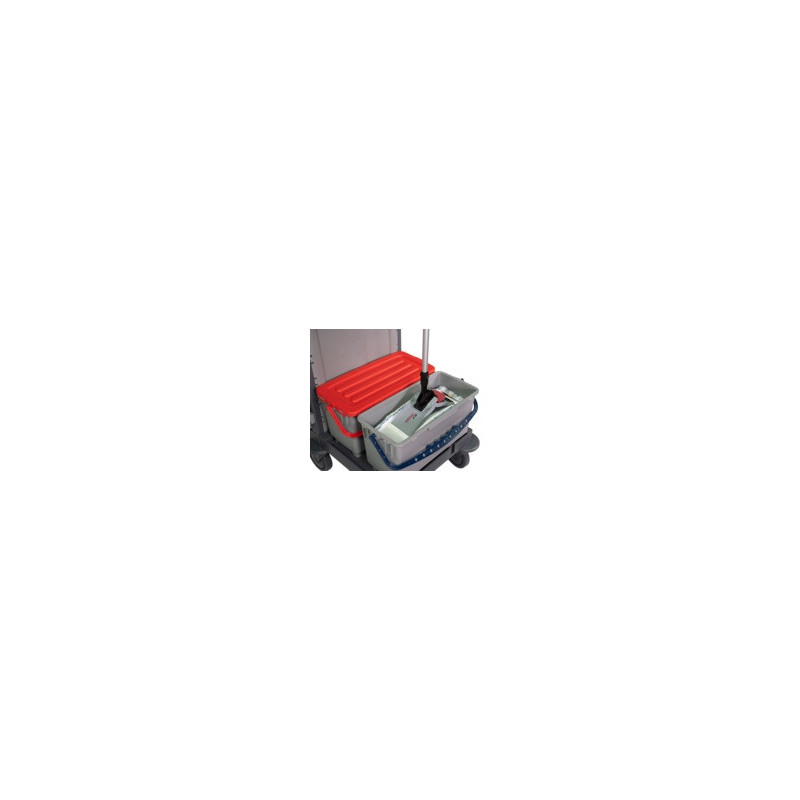 SPRiNTUS Mopbox 22 l, Grå med rødt låg (301.271)