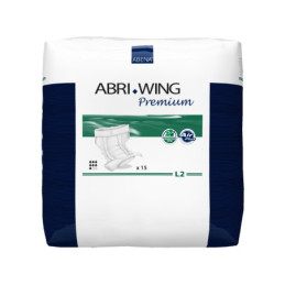 Bælteble Abri-Wing L2 Grøn tryk 60 stk Svær inkontinens hofte
