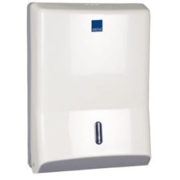 Dispenser Plast Hvid Maxi 14x28x40cm Til alle typer håndklædeark