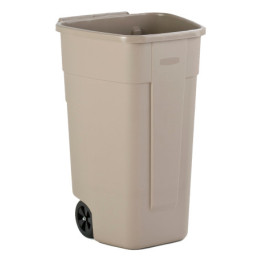 Affaldscontainer Rubbermaid 110 l Beige 80x50,5x52,5 cm 2 hjul