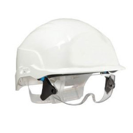 ICM Spectrum hjelm m. sikkerhedsbril. hvid (301200)
