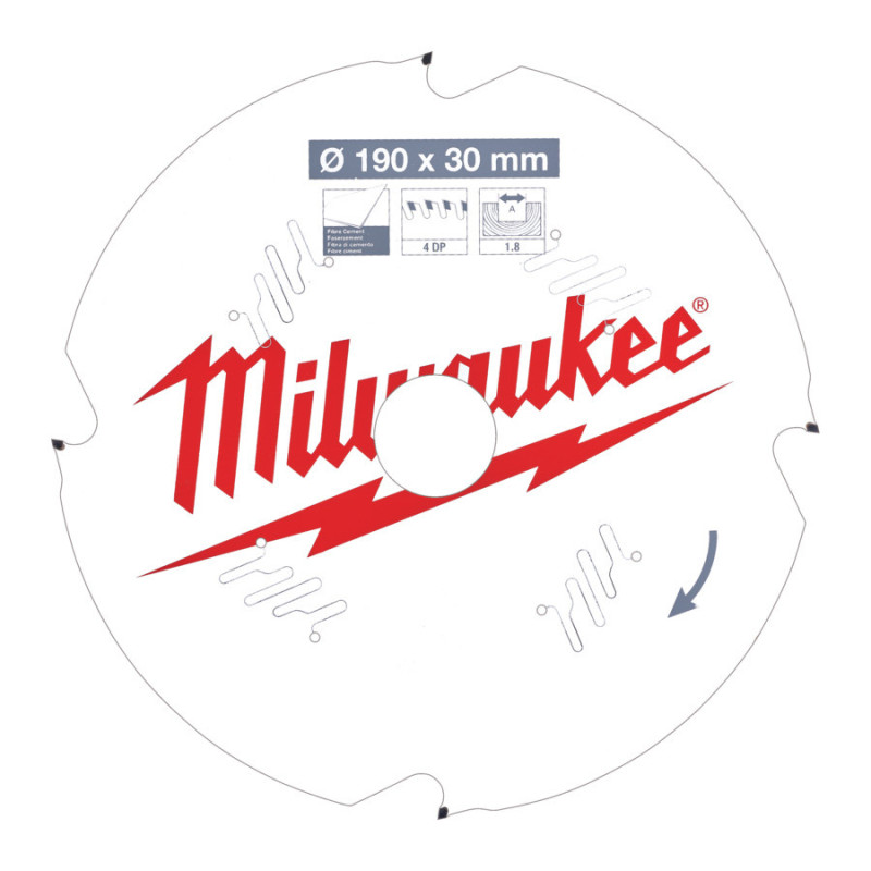 Milwaukee Rundsavklinge 190/30/4T (4932471304)