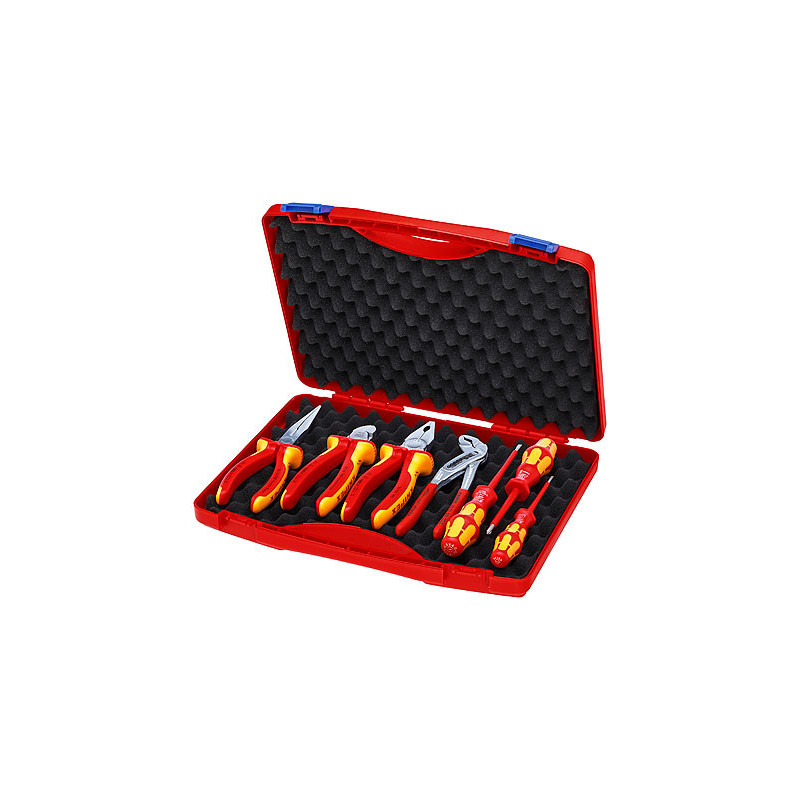 KNIPEX Værktøjsbox "RED" Electro sæt 7 dele (00 21 15)