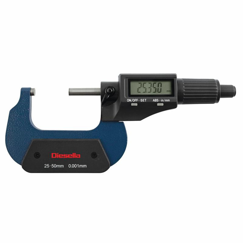 Diesella Digital Mikrometerskrue 25-50x0,001 mm (10266050)