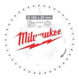 Milwaukee Rundsavklinge W165X20x1.6X40T (4932471932)