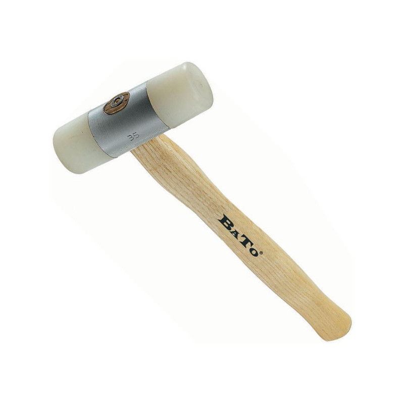BATO Nylonhammer 60 mm. Stålskaft med gu (5376)
