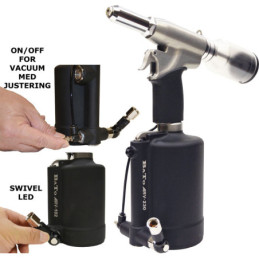 BATO Heavy-Duty Luftnitteapparat 4,0-6,4 mm. Med vacuum system.