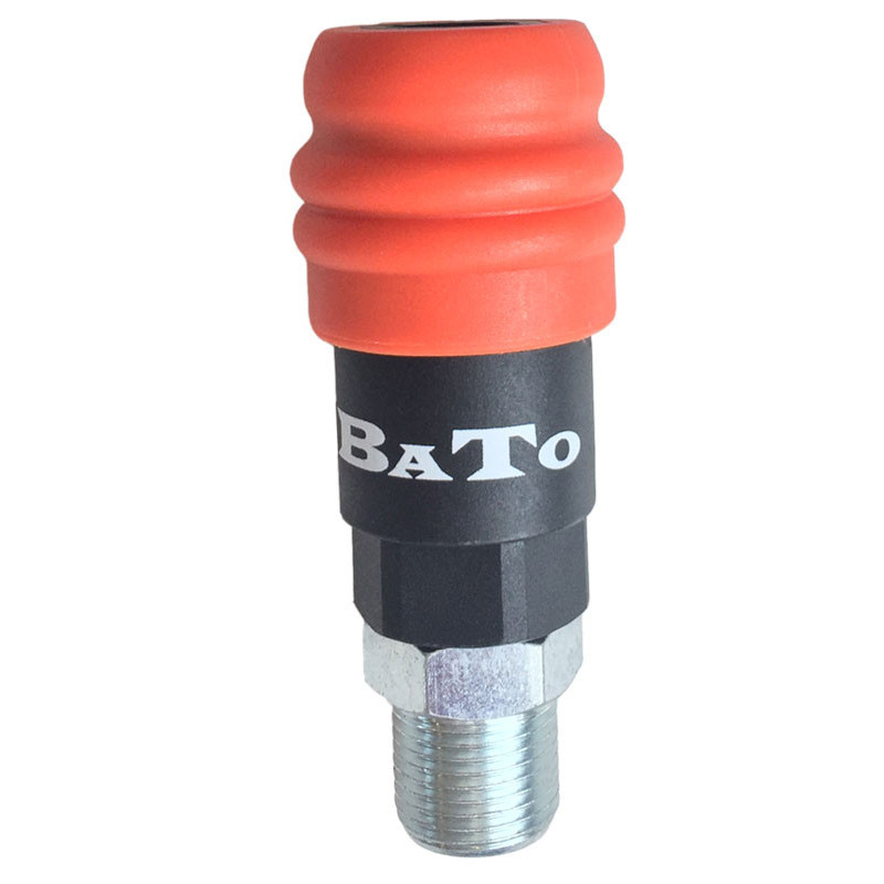 BATO Luftkobling 1/2" M. Composite sikkerhed 2 step. (74909)