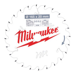 Milwaukee Rundsavklinge W165X20X2,2X24 (4932471294)