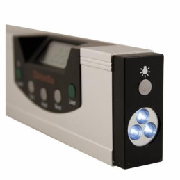 Diesella Digital vaterpas 600 mm/0,05° med +-laser- og LED lys