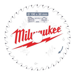 Milwaukee Rundsavklinge 190/30/36T (4932471301)