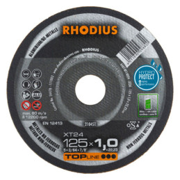 RHODIUS Skæreskive til Aluminium XT 24 125 mm, 5x22,2mm 50 stk