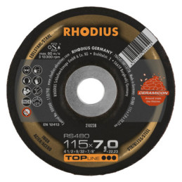 RHODIUS Slibeskive RS 480 Ø125X7X2,2 (210239)