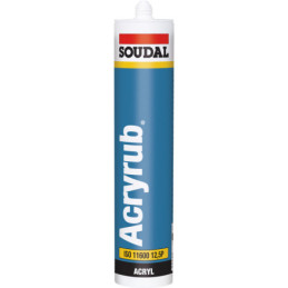 SOUDAL Acryrub 310 ml Hvid (100561)