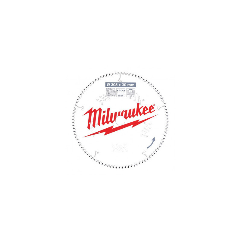 Milwaukee rundsavsklinge W305X30X3,0 mm Z100 (4932471322