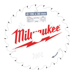 Milwaukee Rundsavklinge 190/30/24T (4932471300)