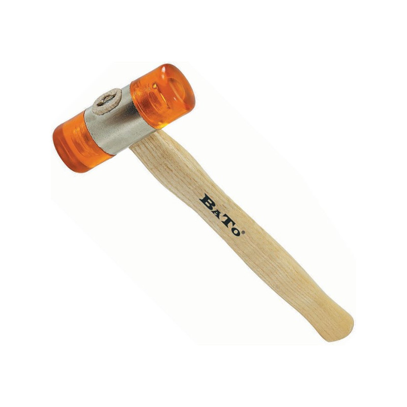BATO Plastbanehammer 35 mm. Træskaft (5386)