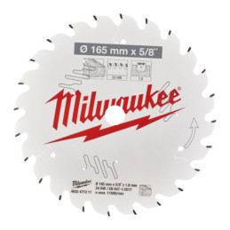 Milwaukee Rundsavklinge W165X15.8 7X1.6X24 (4932471311)
