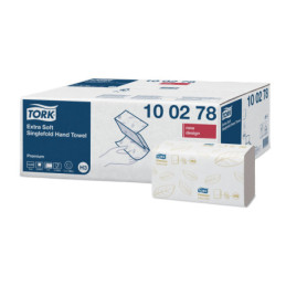 TORK Håndklædeark H3 2-lag 3000 ark Hvid V-fold Premium (100278)