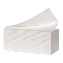 Håndklædeark V-fold 3-lag Hvid 24 x 21,5 cm 2250 ark