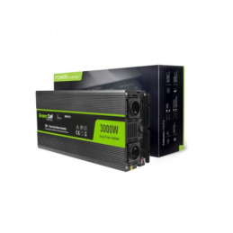 Green Cell Inverter 12V til 230V, 3000W/ 6000W, Ren sinus