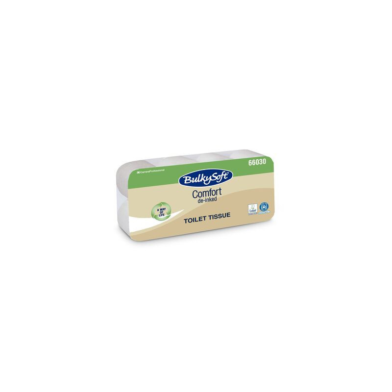 BulkySoft Toiletpapir 2-lag P 27,5 m Hvid Comfort 96 rl (66030)