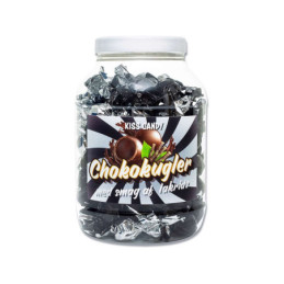 Chokokugler Lakrids 6 x 1 kg Sort/sølv