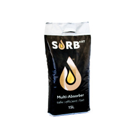 SORB XT 15L Oliesug plast sæk 100 % naturlige træfibre (100103)