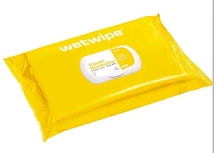 11: Wet Wipe Maxi Desinfektionsserviet uden ethanol 20 styk 43x30 cm (81153)