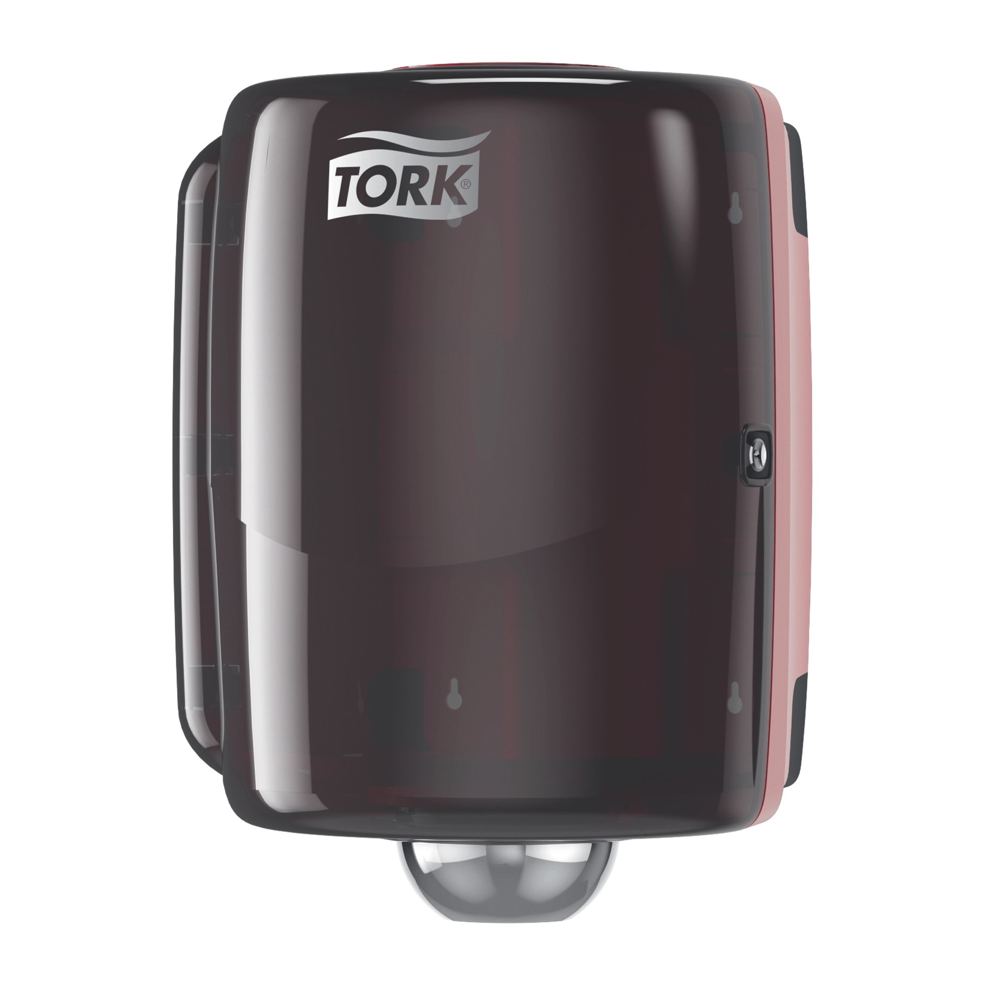 11: TORK Dispenser W2/M4 Maxi Sort/Rød Til Centerrulle (653008)