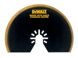 6: DeWALT Multi-cutter, Titanium-klinge, halvcirkel (DT20709-QZ)