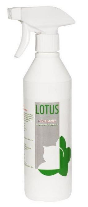 9: Lugtfjerner Lotus 500 ml med microorganismer og citrusduft