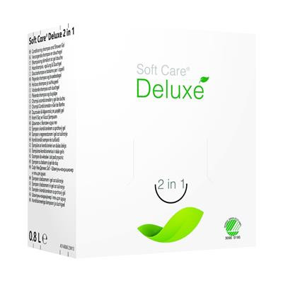 12: Diversey Soft Care Deluxe 2in1 6x800 ml Har- og bodyshampoo (101108658)